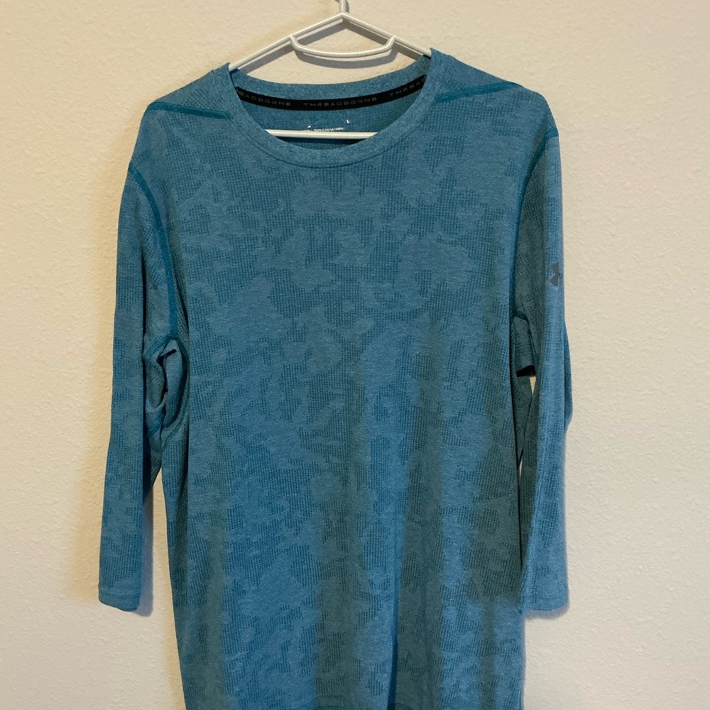 Under Armour Teal Threadborne Top